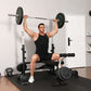 FLYBIRD Set of Olympic Weight Bench, Barbells And Weight Plates