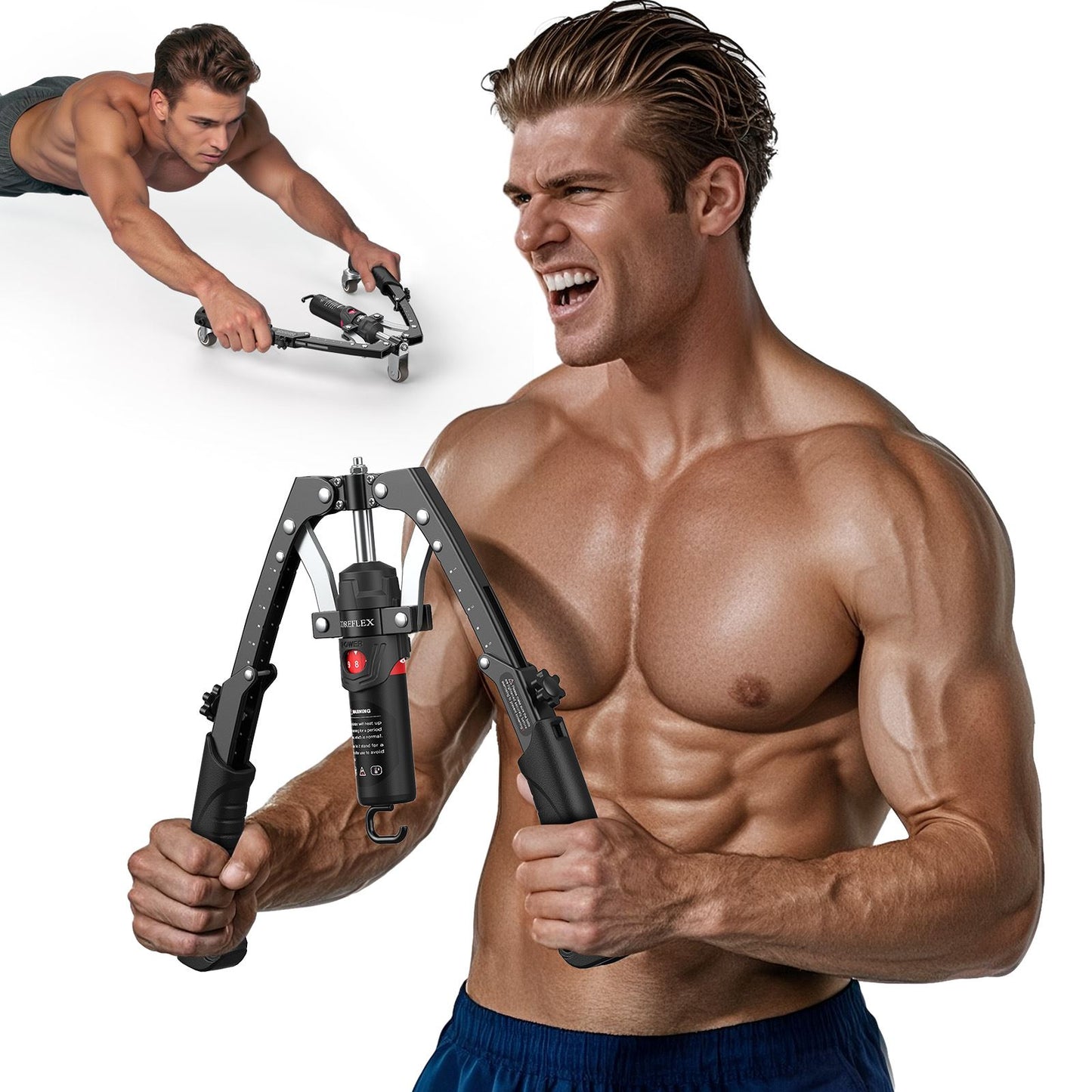 COREFLEX Arm Strength Trainer，Professional-Grade Home Chest Exercise Machine